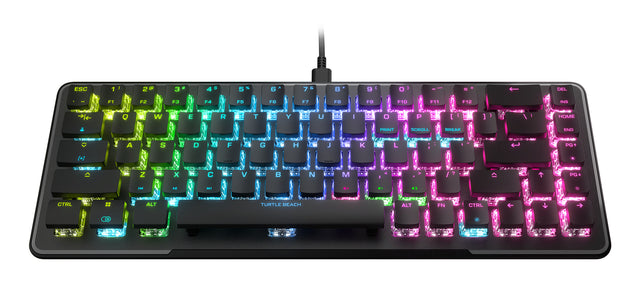 Clavier gaming optique et mécanique filaire Turtle Beach - Vulcan II Mini - Noir