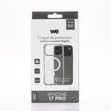 WE Coque de protection MAGSAFE IPHONE 17 PRO Transparent - Antichocs