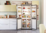 Réfrigérateur multi-portes - CANDY CFQQ5T817EPS - 467L (311L + 156L) - No Frost - Classe E - Silver