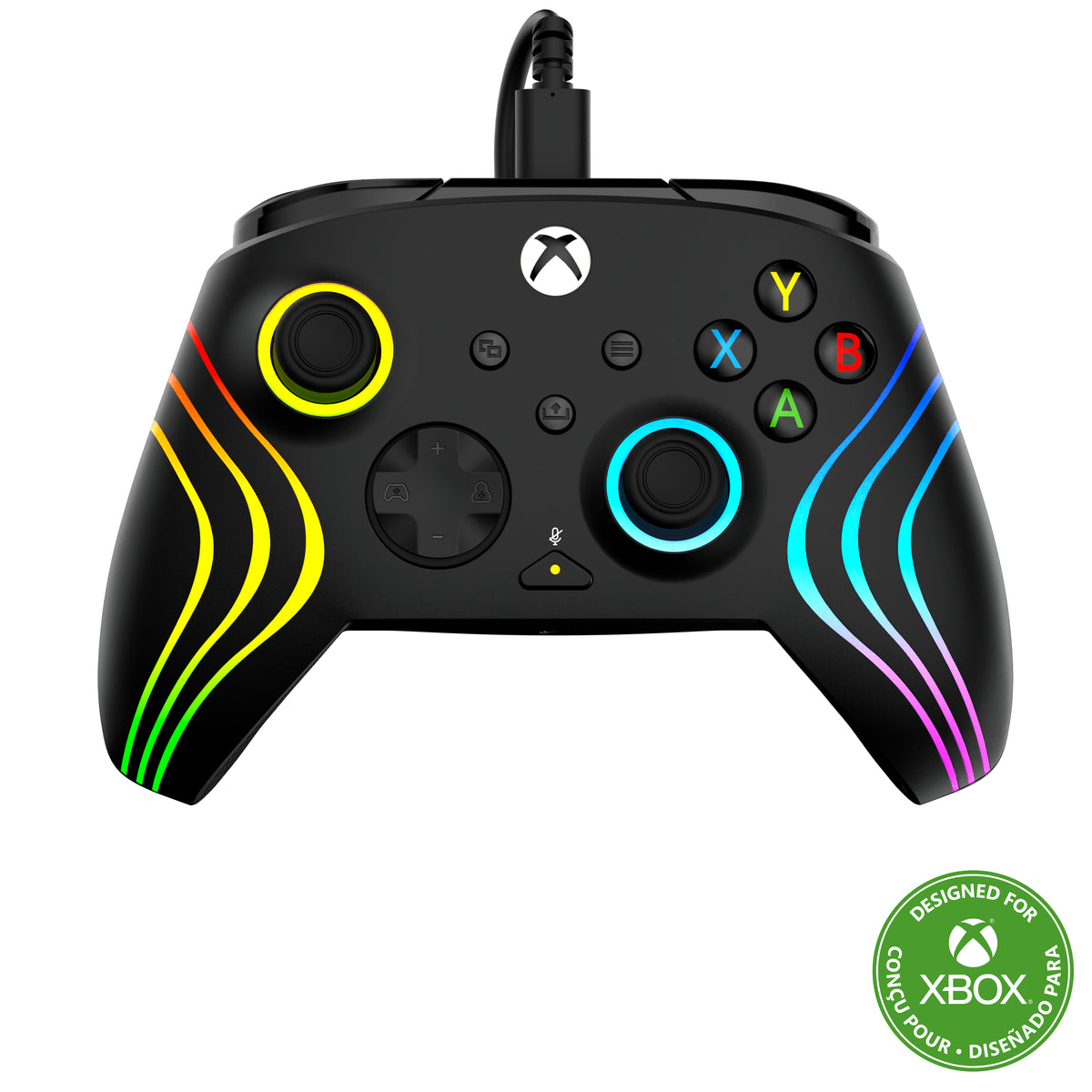 Manette de jeu RGB filaire - TURTLE BEACH - TBC-2002-05 - Afterglow™ Wave - Noir - Xbox/PC