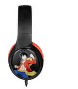 Casque gaming filaire - KONIX - One Piece - PC, PS4, PS5, Switch et Xbox - Microphone - Câble 1,5 m - Prise Jack 3,5 mm - Luffy