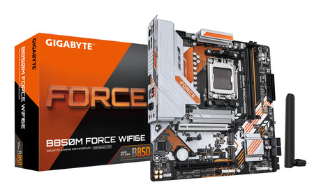 Carte mere - GIGABYTE - B850M FORCE WF6E - Format Micro-ATX - Chipset AMD B850 - DDR5 & PCIe 5.0 - WiFi 6E