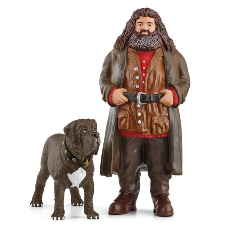 Figurine Hagrid et Crockdur, Personnages de l'univers Harry Potter,  pour enfants des 6 ans, Schleich 42638 Harry Potter Wizarding