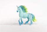 Figurine Licorne étalon Barbe a papa, Doux pelage, SCHLEICH 70722 bayala