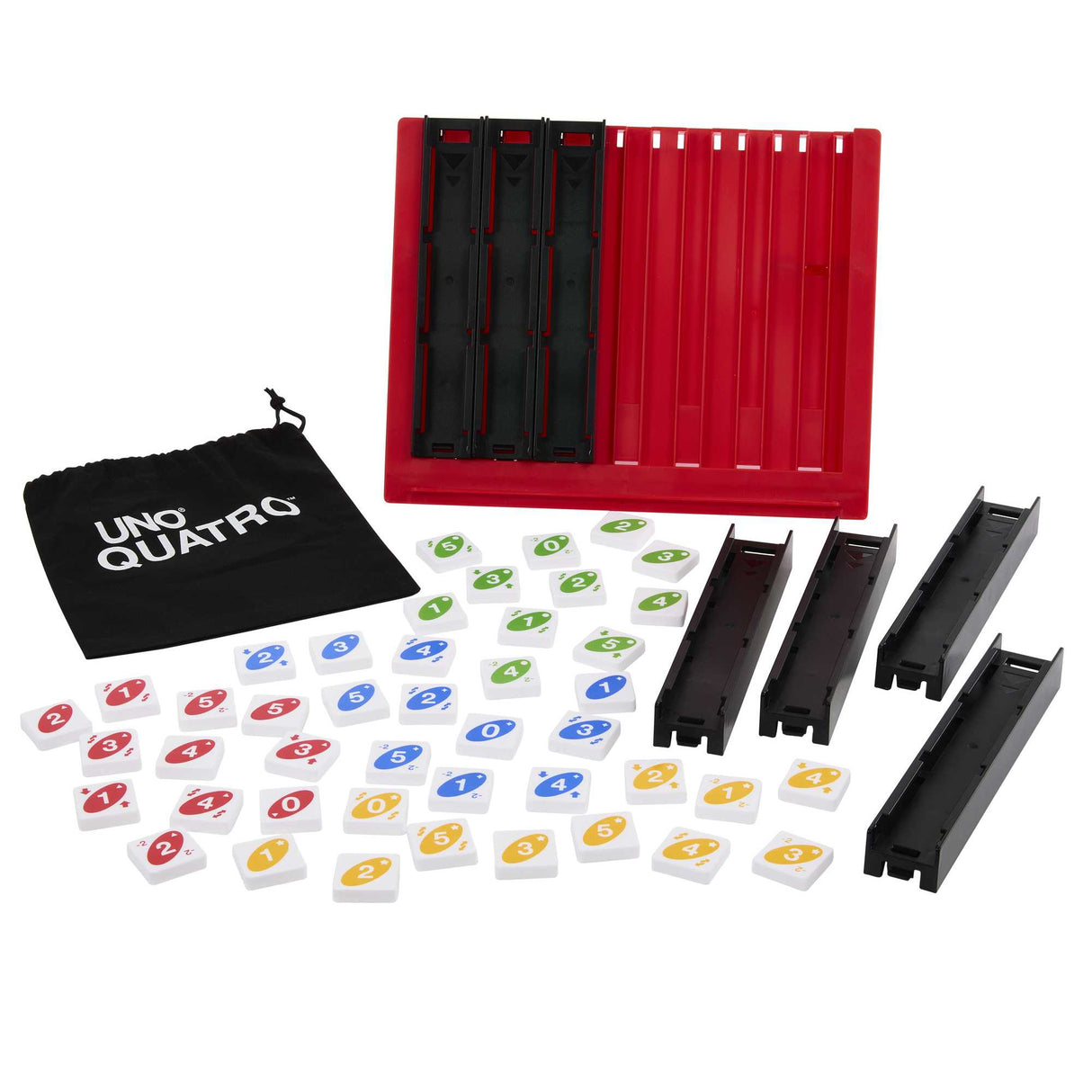 Mattel Games - UNO-Quatro-Jeu pour adulte, soirée en famille et soirée jeux HPF82