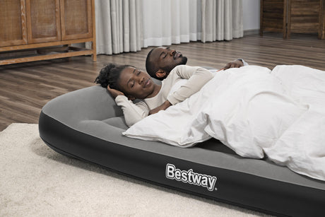 Matelas gonflable - BESTWAY - 671BS - Tritech Queen - 2 places, pompe USB intégrée, 2,03 m x 1,52 m x 30 cm