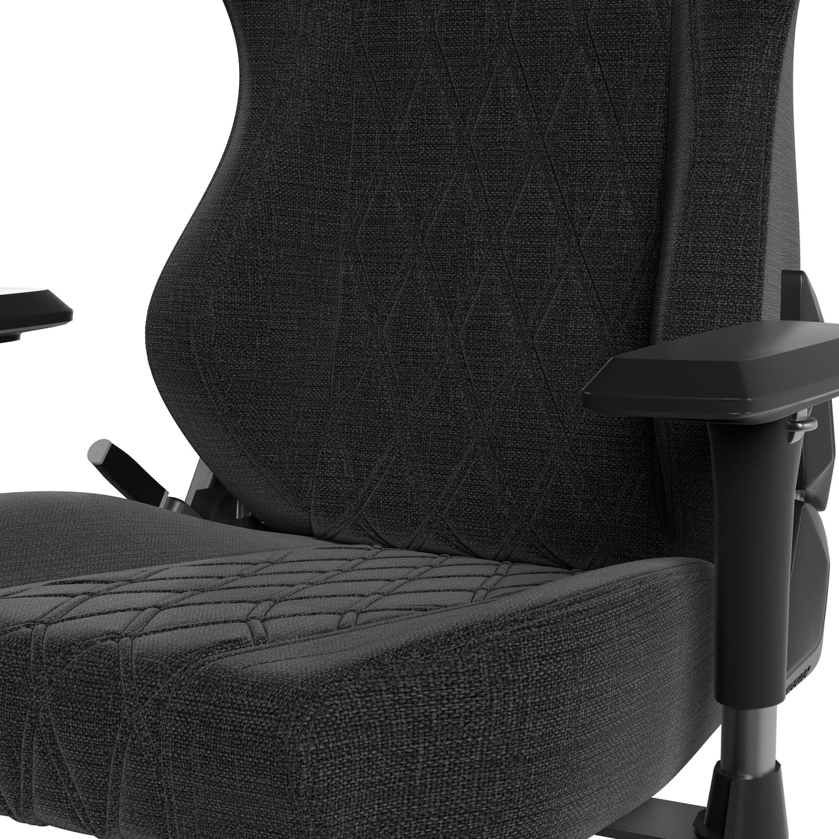 Fauteuil Hator Darkside 3  Fabric - Taille L (Noir)