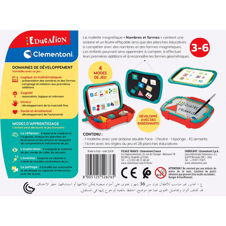 Clementoni - Mallette Chiffres Formes - 52676