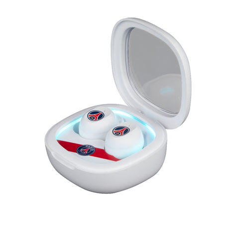 Écouteurs sans fil - KONIX - PSG - Autonomie 8 h + 15 h - IPX4 - Bluetooth - Blanc