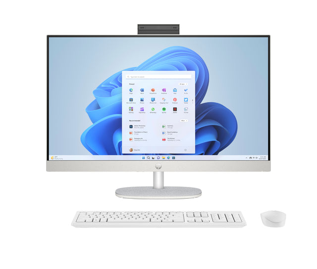 PC Tout-en-un HP 27-cr0074nf - Windows 11 - 27 FHD IPS - Ryzen 7 7730U - RAM 16Go - Stockage 512Go SSD - Clavier et souris sans fil