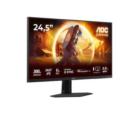 Ecran PC Gamer - AOC - FHD - 24,5'' - 300Hz- Fast IPS - 0,3ms - 25G4SRE