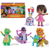 Dora - Coffret amis fantastiques - 5 Figurines - des 3 ans - Dora l'exploratrice
