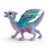 Figurines Dragon Fleuri avec son petit, Coffret Schleich 70592 Bayala, Des 5 ans