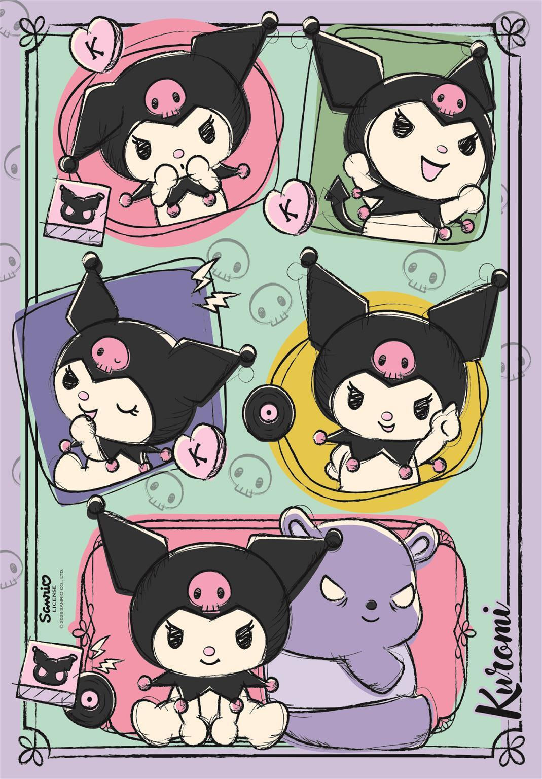 Puzzle 500 pieces - Clementoni - Kuromi - Puzzle Enfant - Des 8 ans