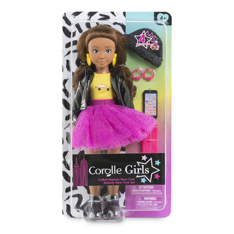 Poupée Mannequin - COROLLE - Melody Fashion Week Paris - 28 cm - 4 accessoires - Senteur vanille - Des 4 ans
