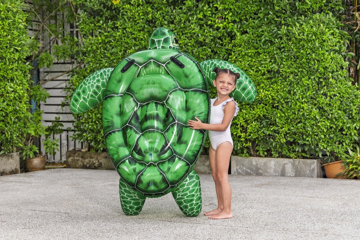 Bouée a chevaucher - Bestway - Tortue - 153 x 140 x 38 cm