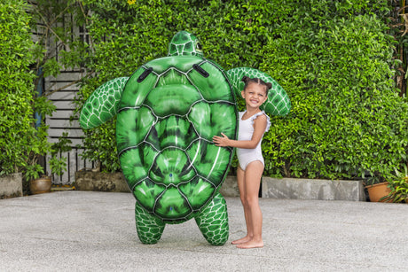 Bouée a chevaucher - Bestway - Tortue - 153 x 140 x 38 cm