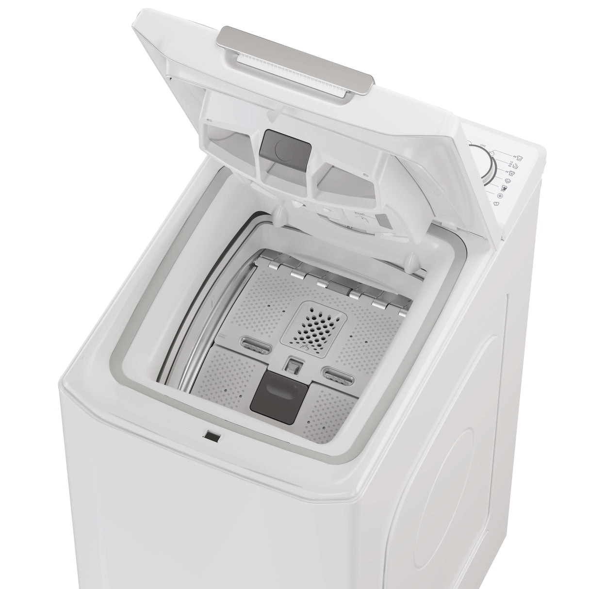 Lave-linge top CANDY TCA274TM4-S ProWash 500 -7 kg - 1200 trs/min - Connecté - Classe B - Blanc