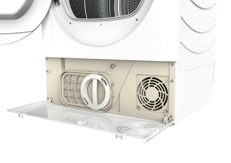 Seche-linge pompe a chaleur CANDY EY EH8N1DE-S - 8 kg - Bac EasyCase - Connecté - Blanc