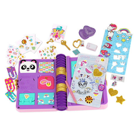 Journal a Secrets - Funlockets - Édition Pailletée - Plus de 30 surprises - Pour enfants a partir de 6 ans
