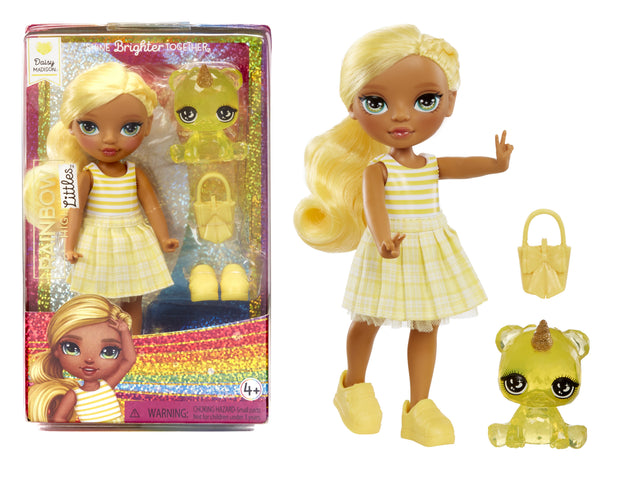 Rainbow High Littles - Poupée 15cm + animal de compagnie - Jaune - Des 4ans