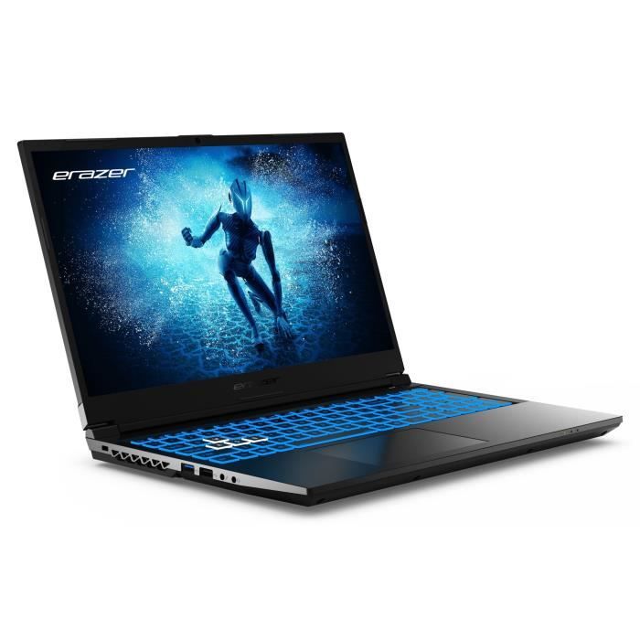 PC portable Gamer ERAZER - DEPUTY P60i -Livré sans Windows -15,6 FHD 144Hz - RTX 4060 - Core i5-12450H -RAM 16Go -SSD 512Go -AZERTY