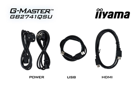 Ecran 27" Iiyama G-Master Black Hawk GB2741QSU-B1 Quad HD 144Hz (Noir)