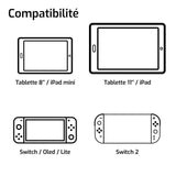 Support voiture - ONLAN - Nintendo Switch 2 - Console portable et tablette 8'' - Noir