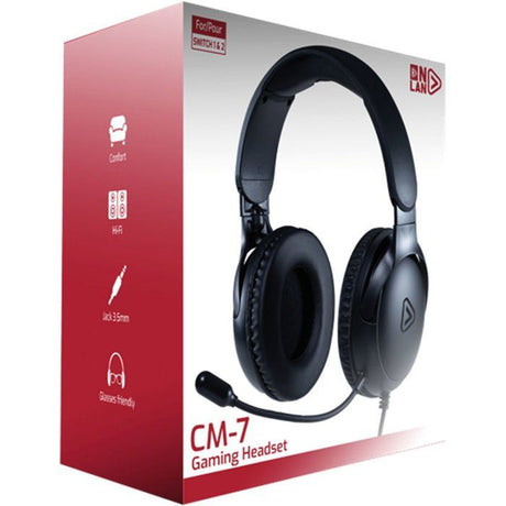 Casque Gaming filaire - Onlan - S2-CM-7 - Compatible Nintendo Switch 2 - Micro - Noir