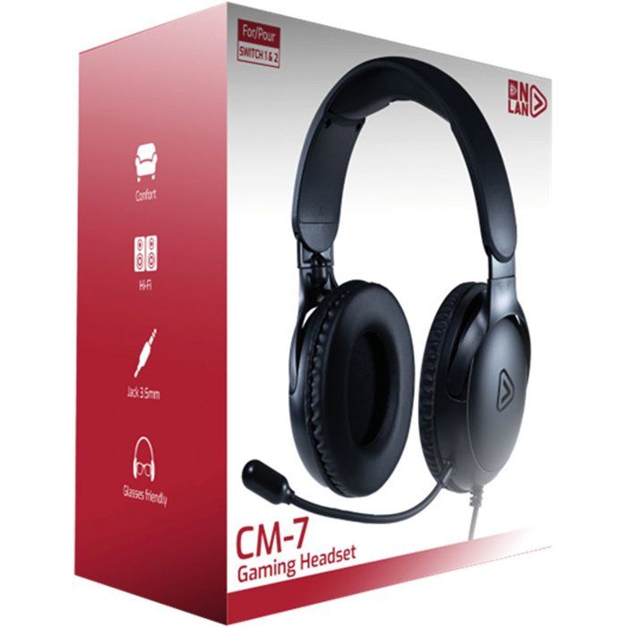 Casque Gaming filaire - Onlan - S2-CM-7 - Compatible Nintendo Switch 2 - Micro - Noir
