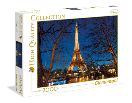 Puzzle 2000 pieces : Tour Eiffel illuminée