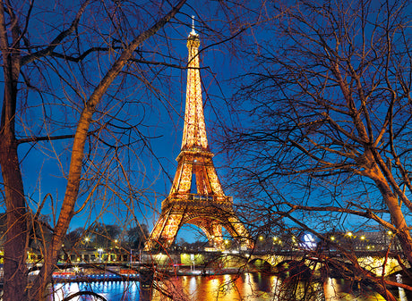 Puzzle 2000 pieces : Tour Eiffel illuminée