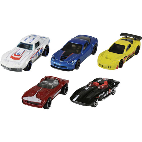 Coffret de 5 voitures Hot Wheels - Modele aléatoire - 400+ modeles - 15 thématiques 1806