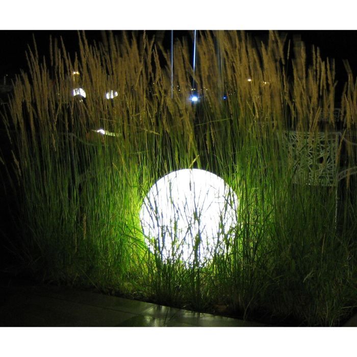 LUMISKY - Boule lumineuse filaire pour extérieur LED - blanc BOBBY - 40cm culot E27