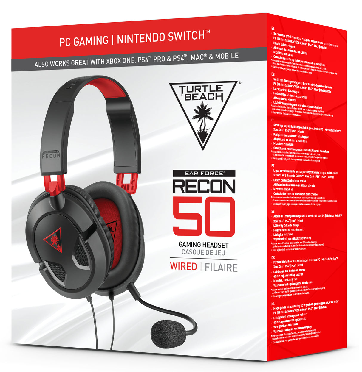 Casque Gaming Turtle Beach Recon 50PC Multiplateforme - TBS-6003-02
