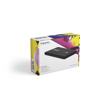 Boitier externe USB 3.1 TooQ TQE-2524 - S-ATA 2,5" (Noir)