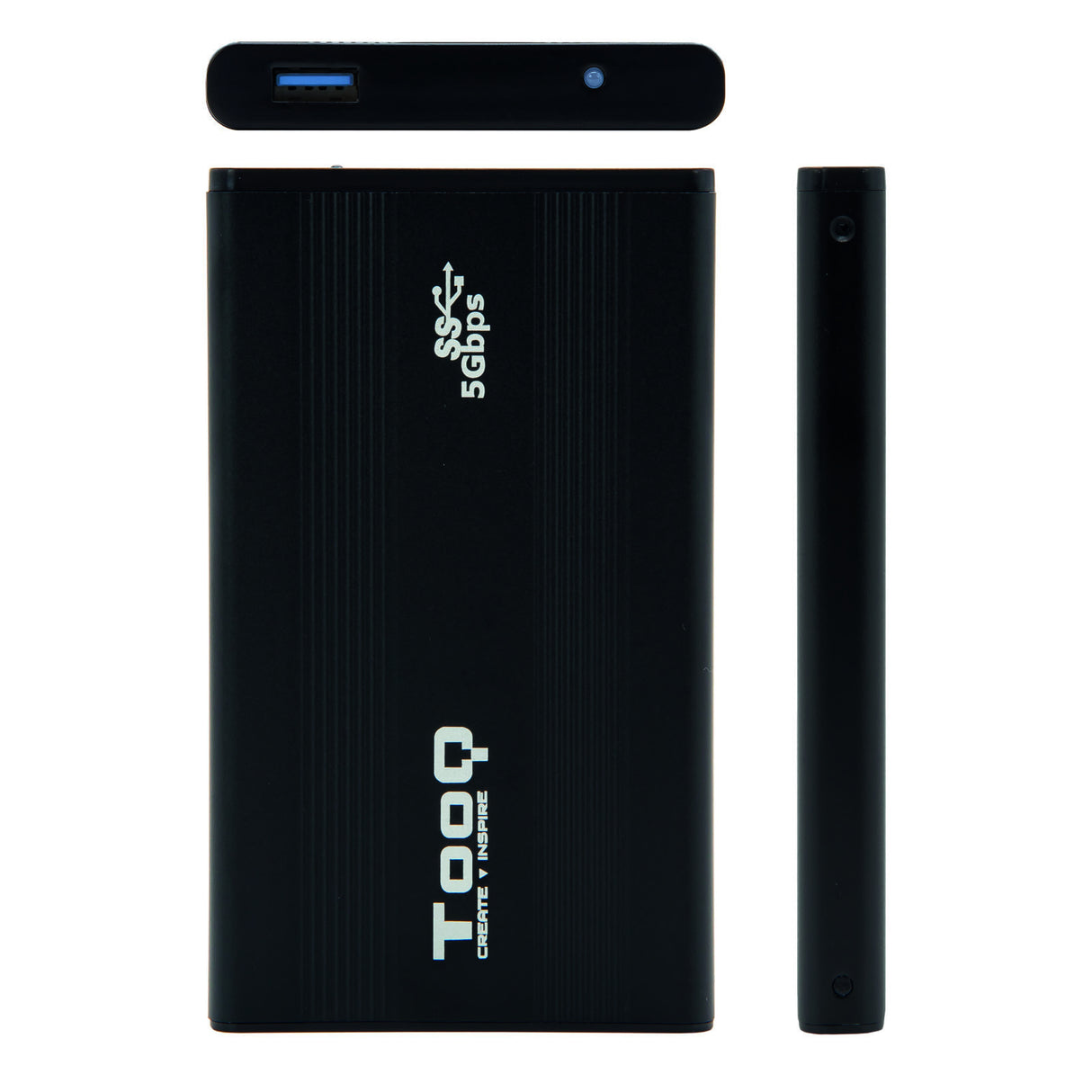 Boitier externe USB 3.1 TooQ TQE-2524 - S-ATA 2,5" (Noir)