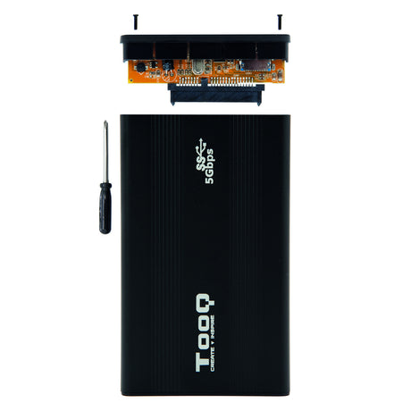 Boitier externe USB 3.1 TooQ TQE-2524 - S-ATA 2,5" (Noir)