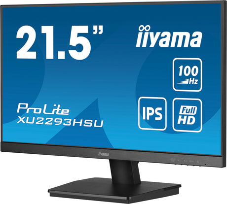 Ecran PC - IIYAMA -  22 -  FHD - 100Hz -  Dalle IPS - 1ms - XU2293HSU-B7