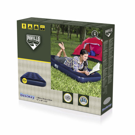 Matelas gonflable camping - BESTWAY - 1 place - 185 x 76 x 22 cm