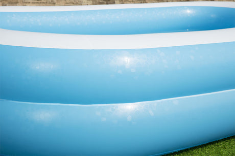 Piscine gonflable rectangulaire Bestway 262 x 175 x 51 cm - Bleu et blanc - Pour enfant - Utilisation extérieure