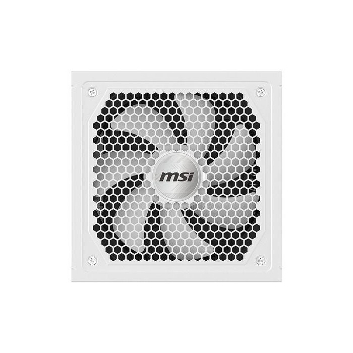 Bloc d'alimentation PC - MSI - MAG A1000GL - PCIe CEM 5.1 - 1000 W - Ventilateurs 135 mm - Blanc