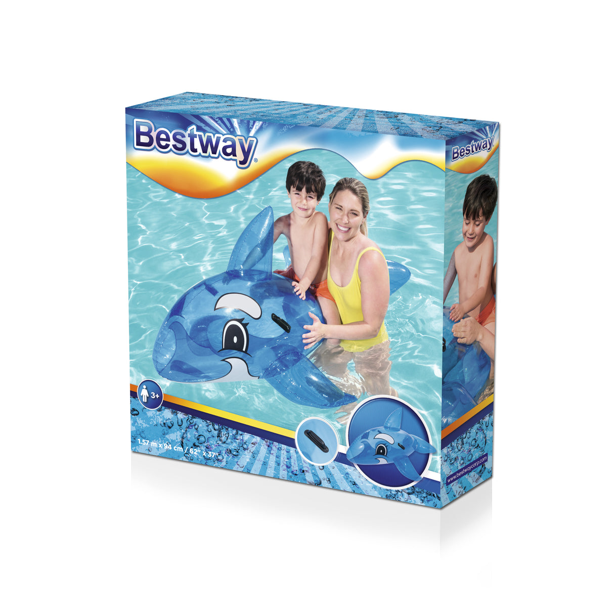 Bouée a chevaucher - Bestway - Baleine - 148 x 84 x 68 cm