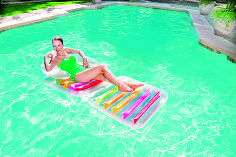 Matelas gonflable de piscine - BESTWAY - Chaise longue pliante