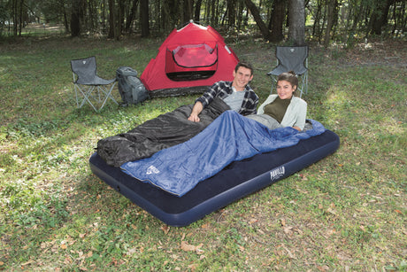 Matelas gonflable camping - BESTWAY - 2 places - 1,91 m x 1,37 m x 22 cm