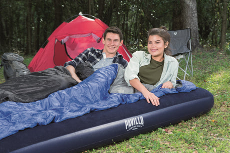 Matelas gonflable camping - BESTWAY - 2 places - 1,91 m x 1,37 m x 22 cm