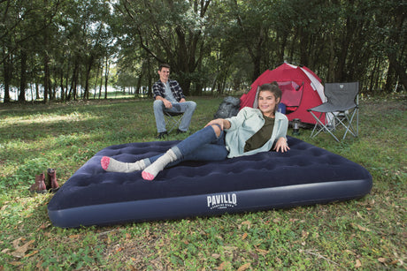 Matelas gonflable camping - BESTWAY - 2 places - 1,91 m x 1,37 m x 22 cm
