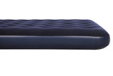BESTWAY Matelas gonflable floqué Horizon Double + Pompe électrique Sidewinder + Sac – 2 places – Bleu