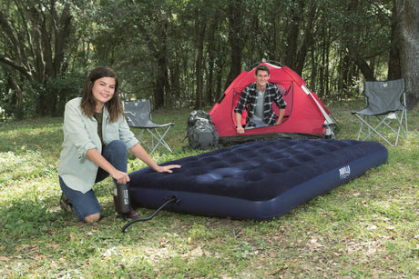 Matelas gonflable camping - BESTWAY - 2 places - 1,91 m x 1,37 m x 22 cm
