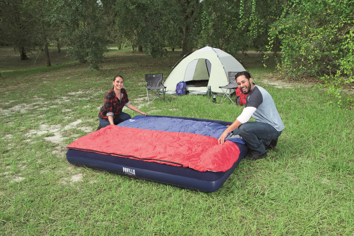 Matelas gonflable camping - BESTWAY - 67004 - 2 places - 2,03 m x 1,83 m x 22 cm